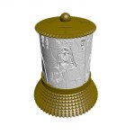 ΗΛΕΚΤΡΙΚΟ ΚΑΝΤΗΛΙ ΜΕ ΤΗΝ ΑΓΙΑ ΔΡΟΣΙΔΑ ΧΡΥΣΟ